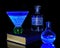 Colored chemical solutions