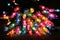 Colored christmas lights