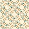Colored circles on a light background tender seamless pattern