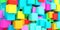 Colored Cubes Colorful Background