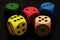 Colored dice