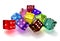 Colored dices