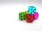 Colored dices