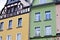 Colored facades of nordic houses Germany