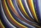 Colored fiber optic cables