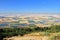 The colored fields of the valley of Galilee