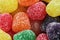 Colored Gumdrops In Macro