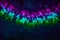 Colored Holographic Abstract Glittered Background