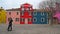 Colored houses in Burano island