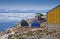 Colored houses in itoqqortoomiit in east greenland