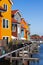 Colored houses near the water