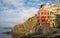 Colored houses in Riomaggiore village