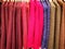 Colored jackets women hanging for sale