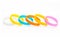 Colored latex glowing light-bracket bracelet