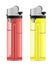 Colored lighters.