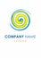 Colored logo of travel company