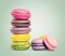 Colored macaroons