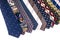 Colored man`s neckties for the Father`s Day