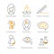Colored Medical Health Care Icons