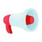 colored megaphone design