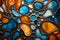 Colored mosaic tile pattern, desktop background. Background for web design.