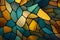 Colored mosaic tile pattern, desktop background. Background for web design.