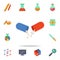 colored open medicine capsule icon. Detailed set of colored science icons. Premium graphic design. One of the collection icons for