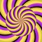 Colored optic vortex spiral abstract illusion