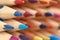Colored pencils macro