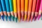 Colored pencils for school 3D rendering with vibrant, realistic colors