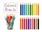 Colored Pencils Set, 20 Colors, Desk Organizer