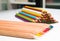 Colored pencils set Colored pencils set, colors pencil piramide