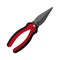 Colored pliers icon. A hand tool used to hold objects securely.