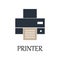 colored printer icon. Element of web icon for mobile concept and web apps. Detailed colored printer icon can be used for web and