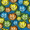 colored pumpkin of seamless pattern