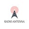 colored radio antenna icon. Element of web icon for mobile concept and web apps. Detailed colored radio antenna icon can be used
