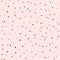 Colored repeating irregular polka dot. Seamless pattern with rounded spots drawn by hand.