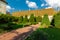 The colored roof of the hotel Dieu or Hospice de Beaune, Burgundy, France