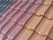 Colored roof tiles