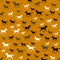 Colored Running Horse Seamless Pattern