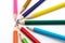 Colored school pencils