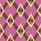Colored seamless geometric pattern. Ornament of repeating rhombuses.