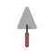 Colored simple trowel icon