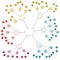 Colored Speech Bubbles Network Web Pattern