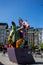 Colored statue of an animal, Lille, France