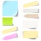 colored sticky notes collection