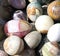 Colored stone onyx eggs