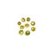 Colored stones, precious gems, glass balls, french green,