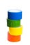 Colored tape in large rolls