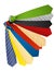 Colored ties